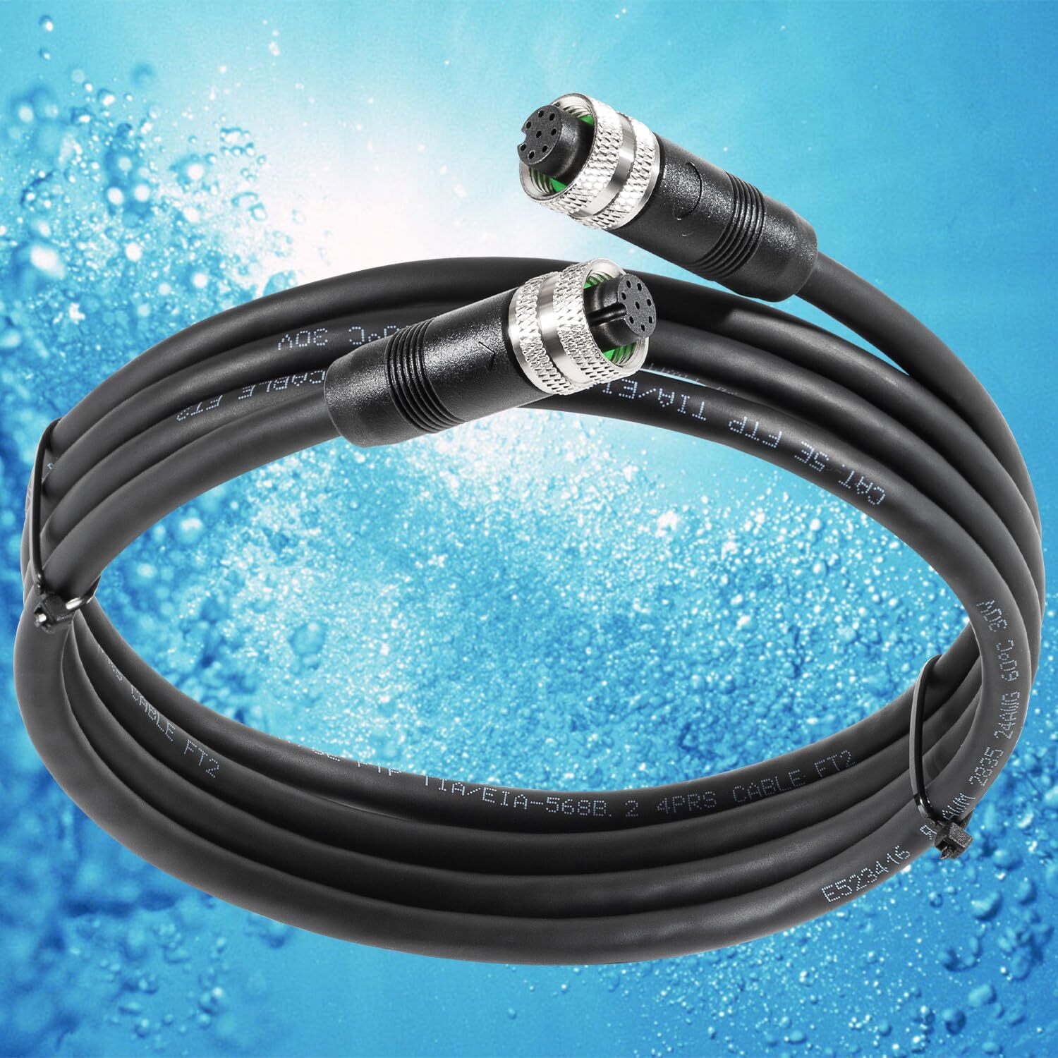 720073-6 5 Foot Ethernet Cable AS EC 5E for Humminbird Helix, APEX, SOLIX, Onix