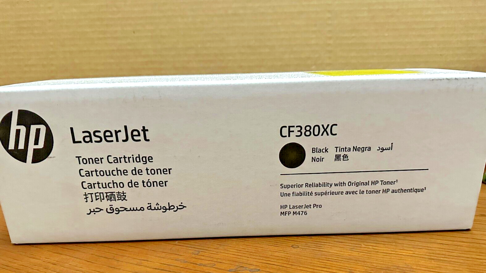 GENUINE HP 312X Black HIGH YIELD Toner Cartridge CF380XC M476 NEW 