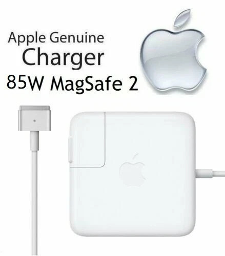 OEM 85W MagSafe 2 T-tip Power Adapter Charger For MacBook Pro Retina A1424 A1398