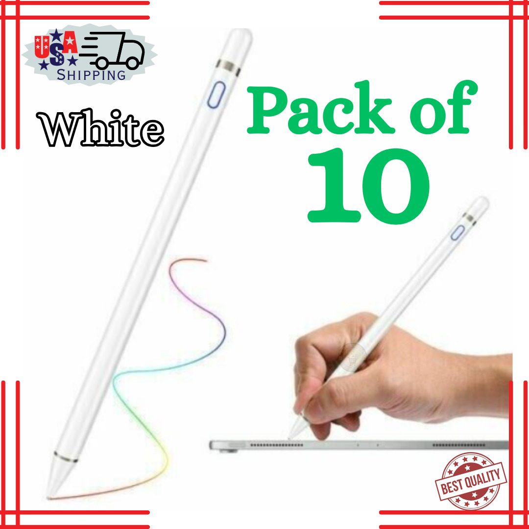 10 X Pencil Stylus  iPad iPhone Samsung Galaxy Tablet Phone Pen CapacitiveScreen