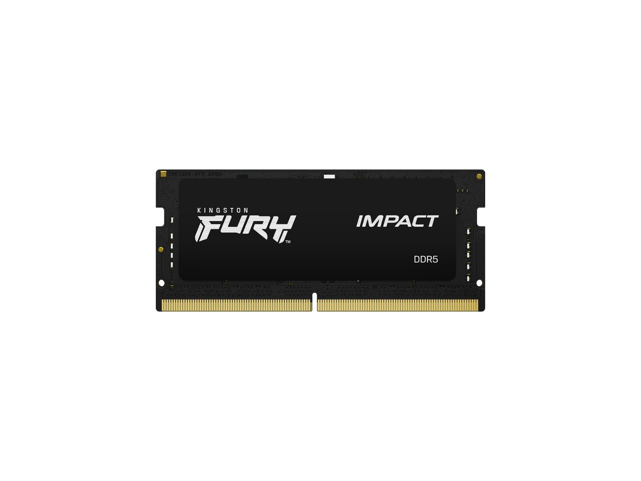 Kingston 16GB 6400MT/s DDR5 CL38 SODIMM FURY Impact XMP