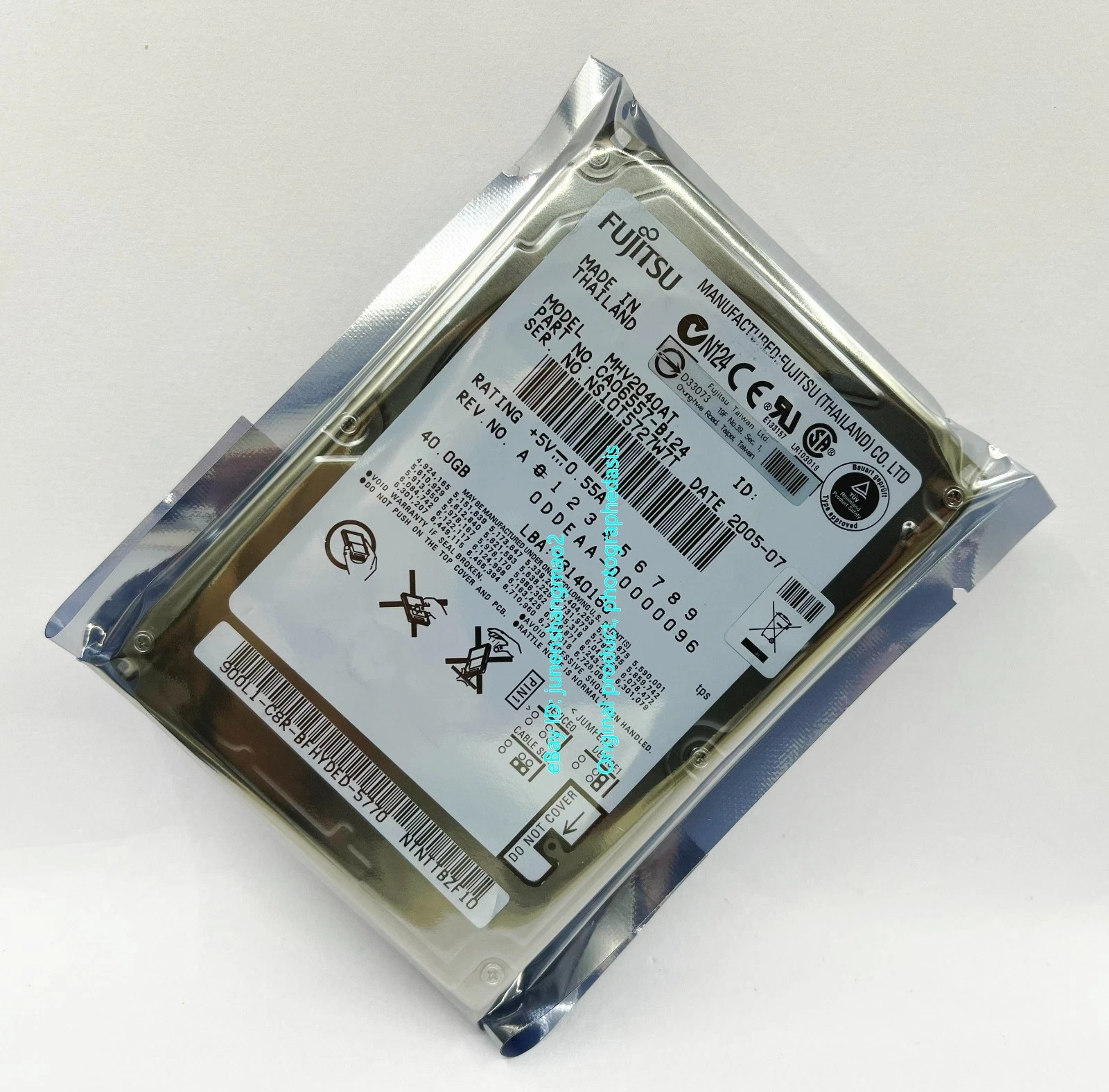 Fujitsu 40GB MHV2040AT IDE 2.5''Notebook Hard Drive
