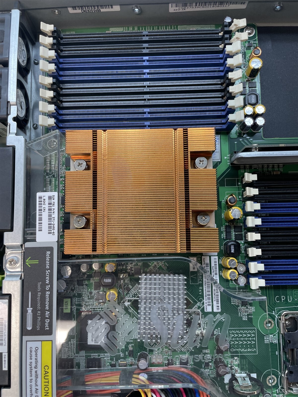Sun 375-3560 X2200 1MB PROM M2 System Board 