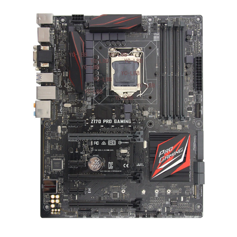 For ASUS Z170 PRO GAMING LGA 1151 Intel Z170 DDR4 ATX Motherboard HDMI DP