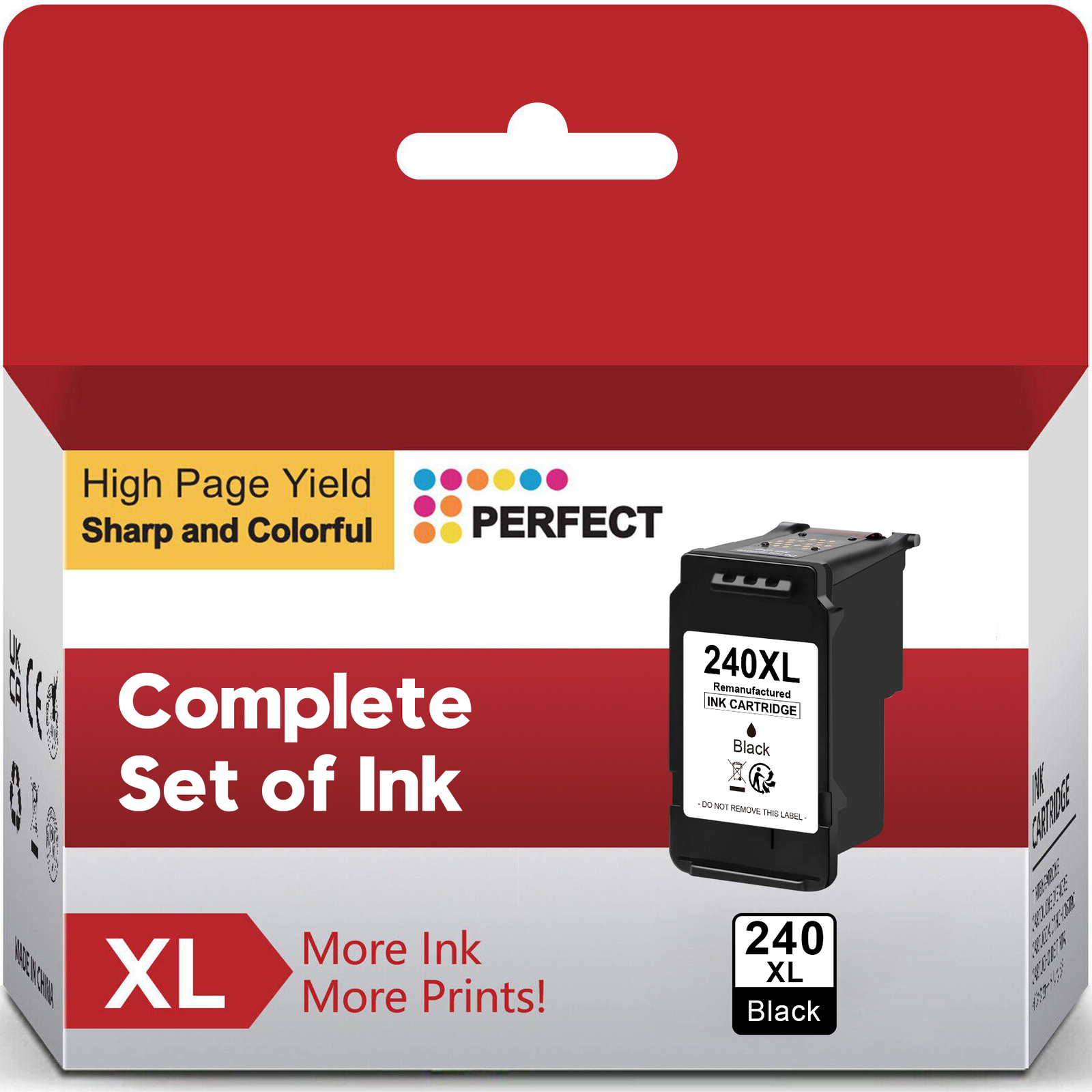 PG-240XL CL-241XL Ink Cartridges for Canon 240 241 Ink Combo PIXMA MG3600 MG3620