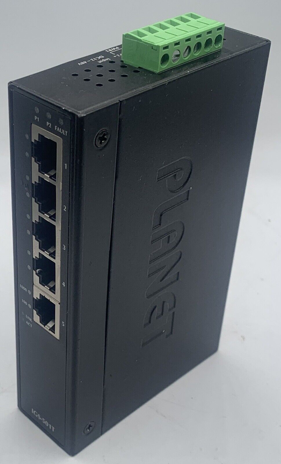 PLANET IGS-501T IP30 Slim type 5-Port Industrial Gigabit Ethernet Switch
