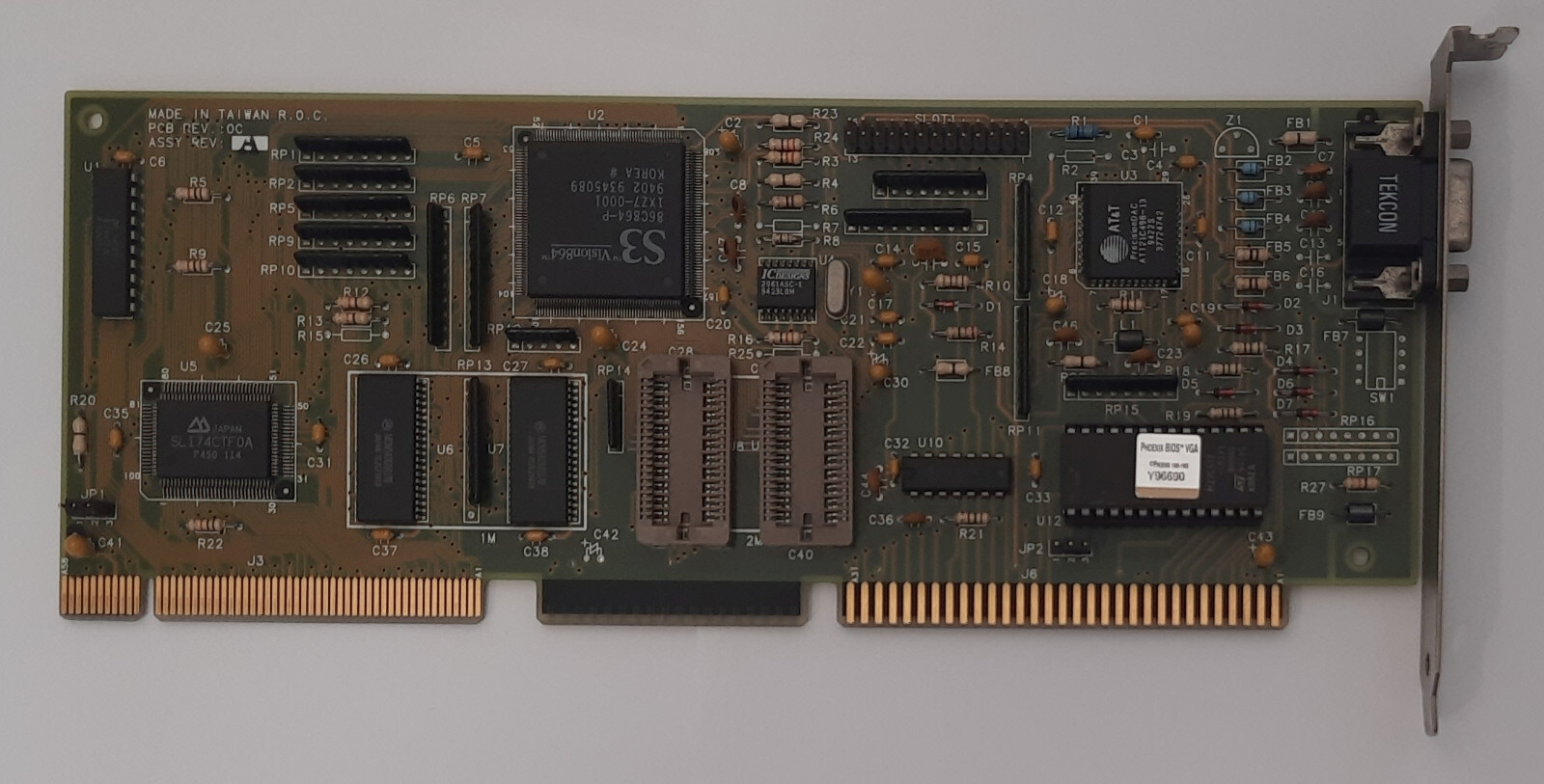 Leadtek Winfast S230VL VLB Graphics Card (S3 864, 1MB, Retro, 1994)