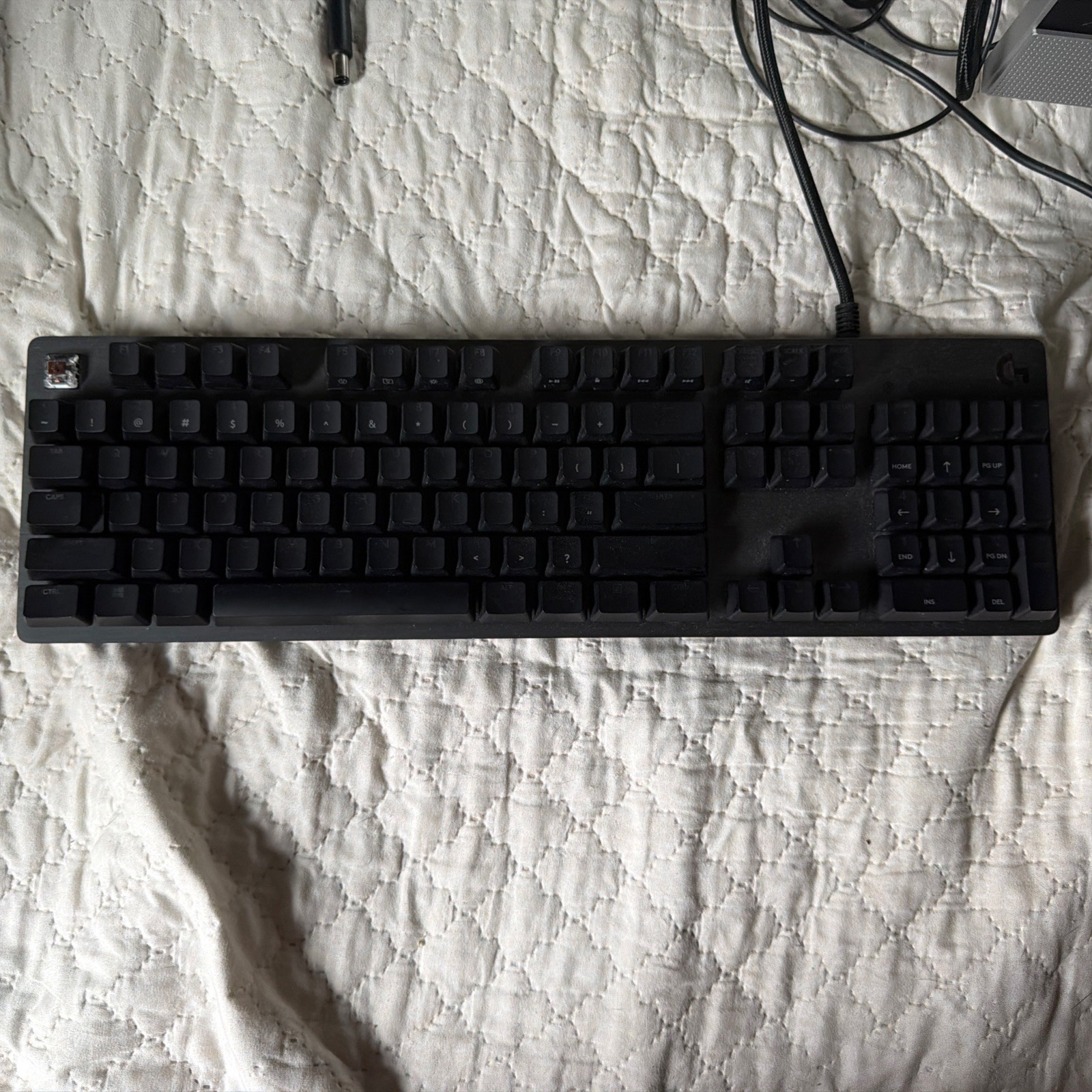 Logitech G512 IGX Brown RGB Mechanical Gaming Keyboard Used Broken Key