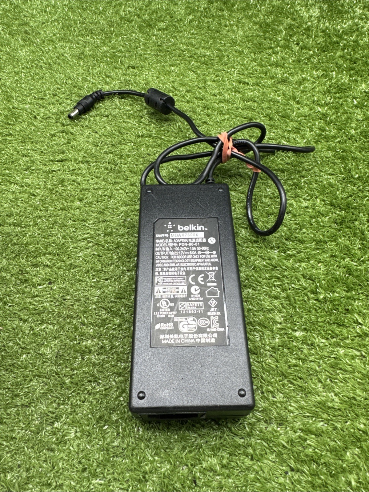 GENUINE BELKIN MODEL PDN-80-01 12V Thunderbolt Express Dock 2 Power Supply.   24
