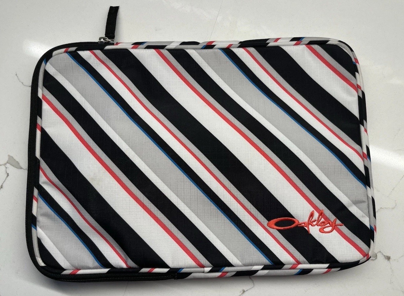 Oakley Striped Soft side Laptop Or Tablet Protective Sleeve Case