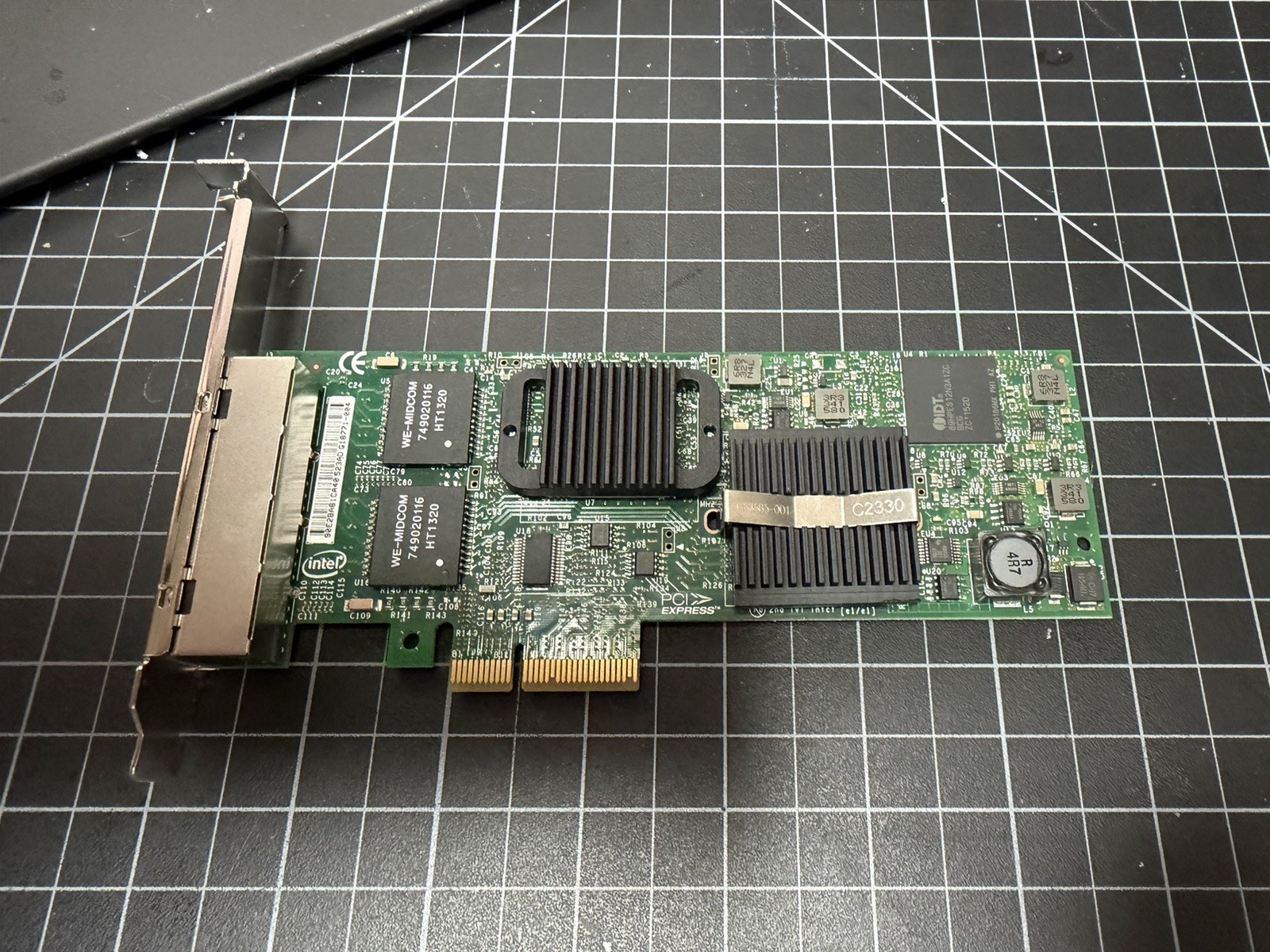 Dell Intel PRO/1000 0HM9JY Quad Port Gigabit Ethernet Network Card