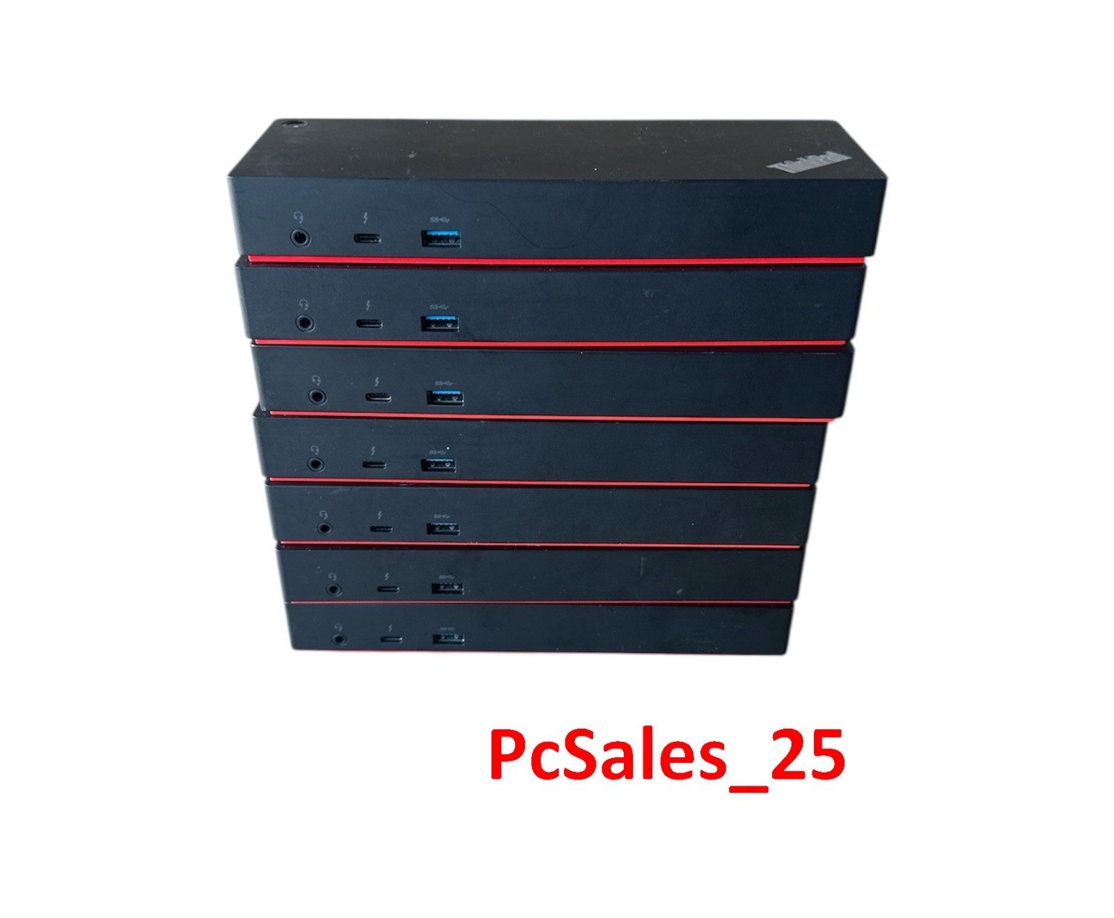 Lot of 7 Lenovo ThinkPad Thunderbolt 3 Dock