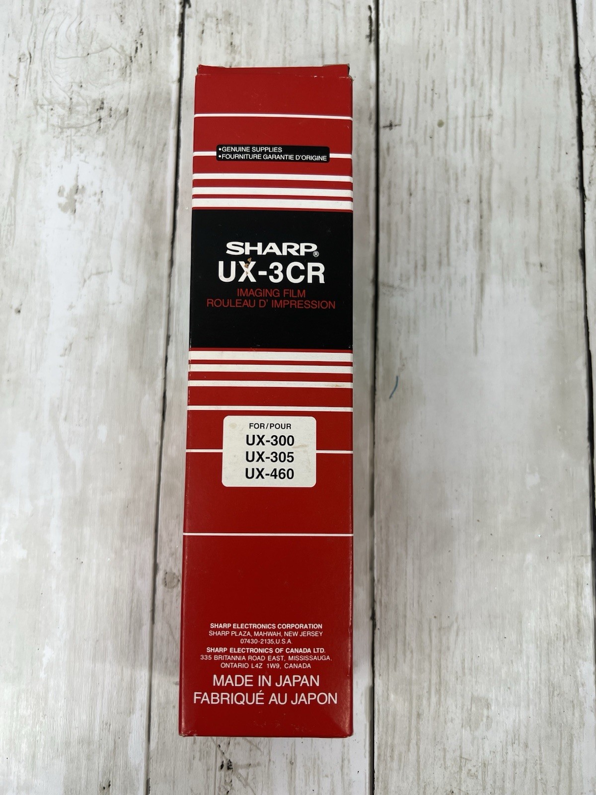 Sharp UX-3CR Fax Imaging Film for UX-300 UX-305 UX-460 2 Rolls 98 Feet NOS