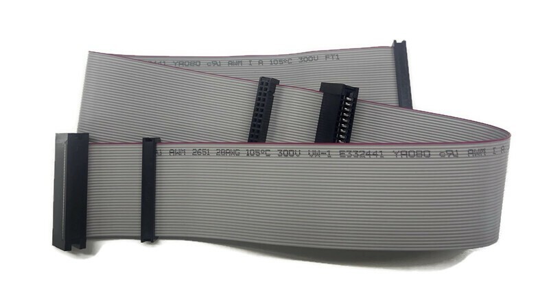 36" 3ft Universal 34-Pin Floppy Drive Ribbon Cable for 3.5" and/or 5.25" Drives