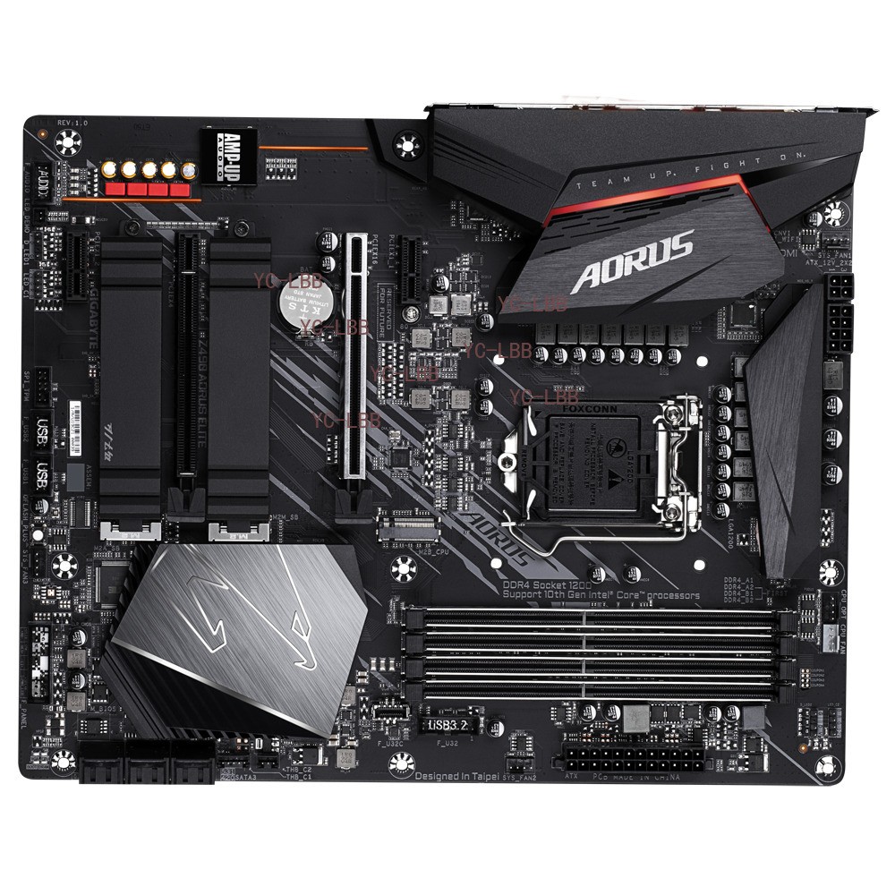 For GIGABYTE Z490 AORUS ELITE motherboard LGA1200 DDR4 128G HDMI ATX Tested ok