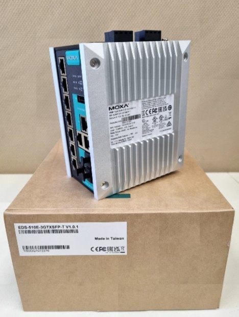 MOXA EDS-510E-3GTXSFP-T Industrial Managed Ethernet Switch Gigabit SFP