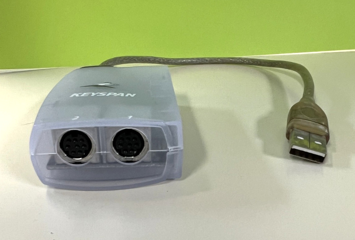 Genuine Rare Keyspan USA-28X B Twin Serial Adapter for Mac USB to (2) Mini-DIN's