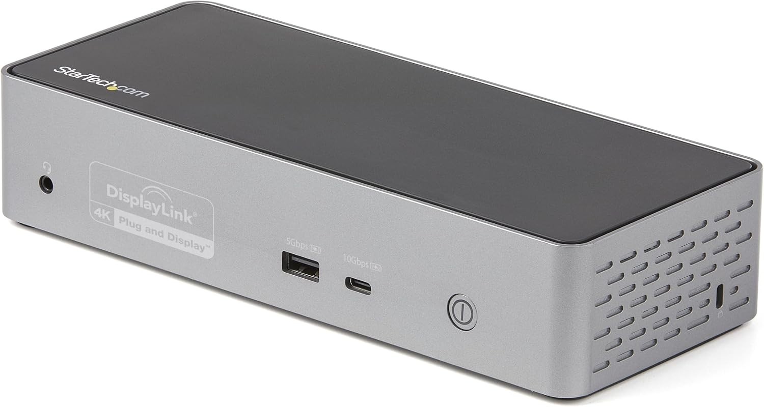 StarTech DK31C4DPPD Docking Station - Gray (NEW)