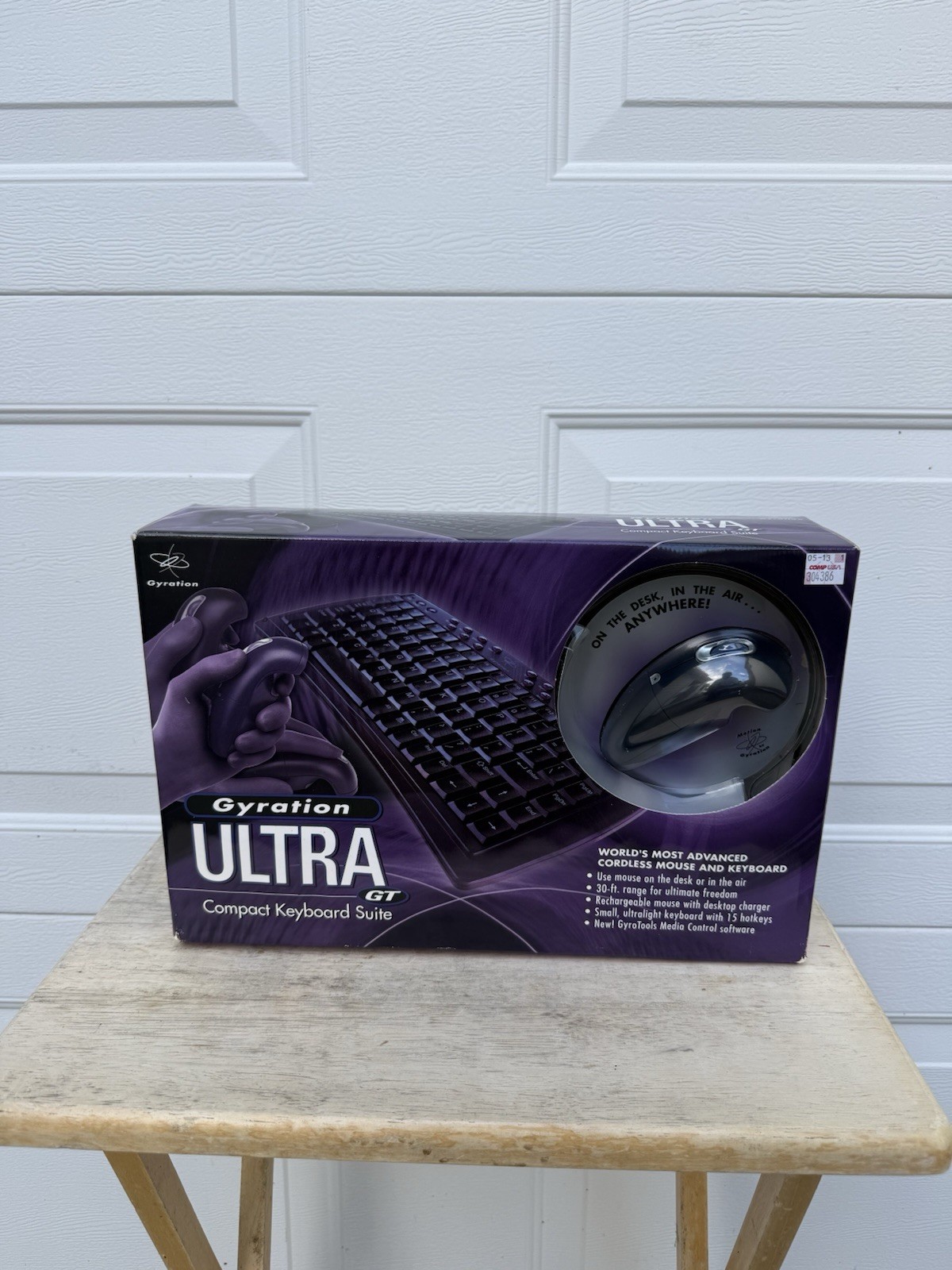 Gyration Ultra GT Compact Wireless USB Keyboard & Mouse Bundle Black