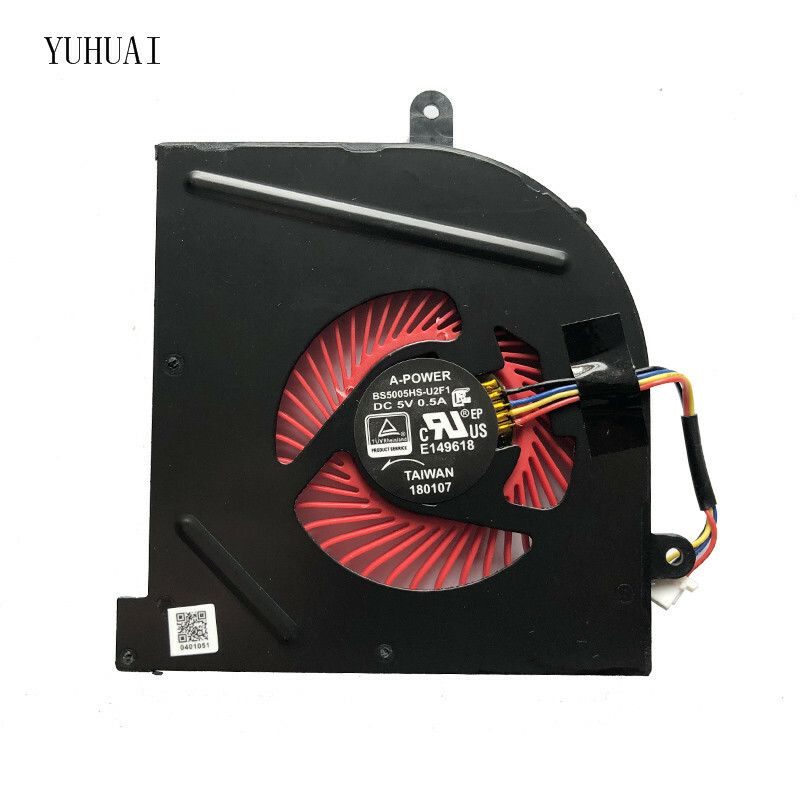 NEW CPU GPU Cooling Fan MSI GS63 GS63VR GS73 GS73VR GS62 GS62VR MS-16K2 MS-17B
