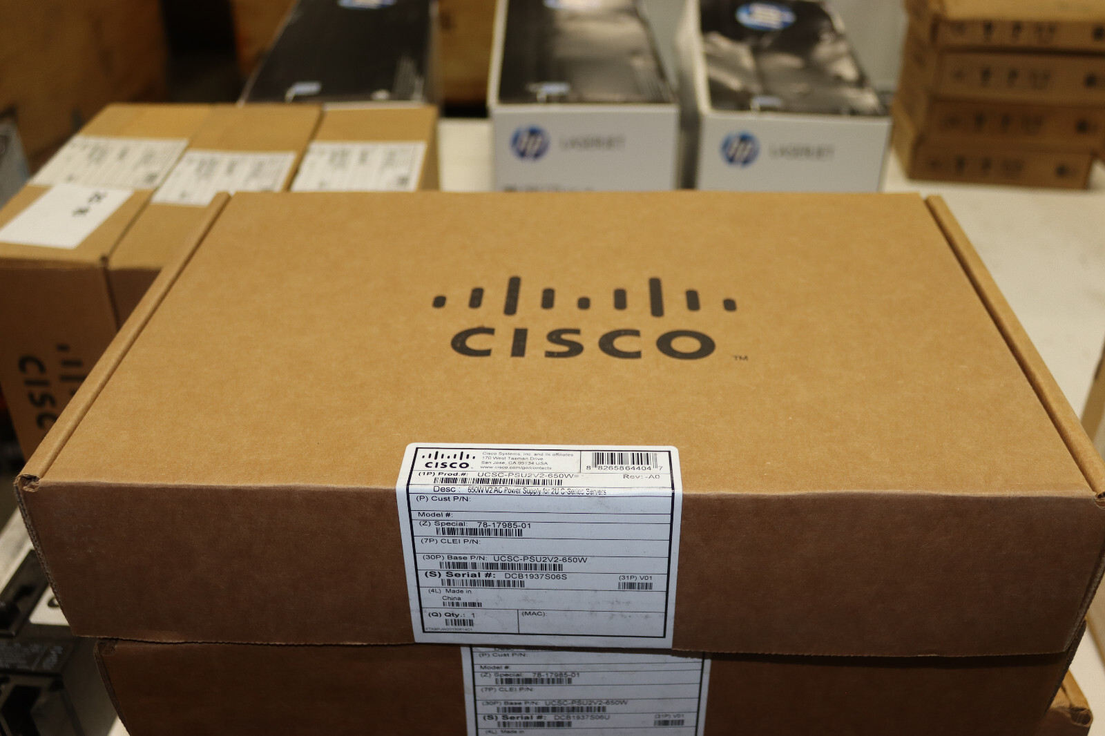 Cisco UCSC-PSU-650W C220 M3 C240 M3 650W 80 Plus Platinum Hot Plug Power Supply