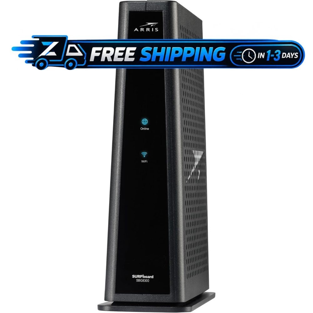 Arris SBG8300-RB Cable Modem Router Combo DOCSIS 3.1 AC2350 WiFi Gigabit 4 OFDM