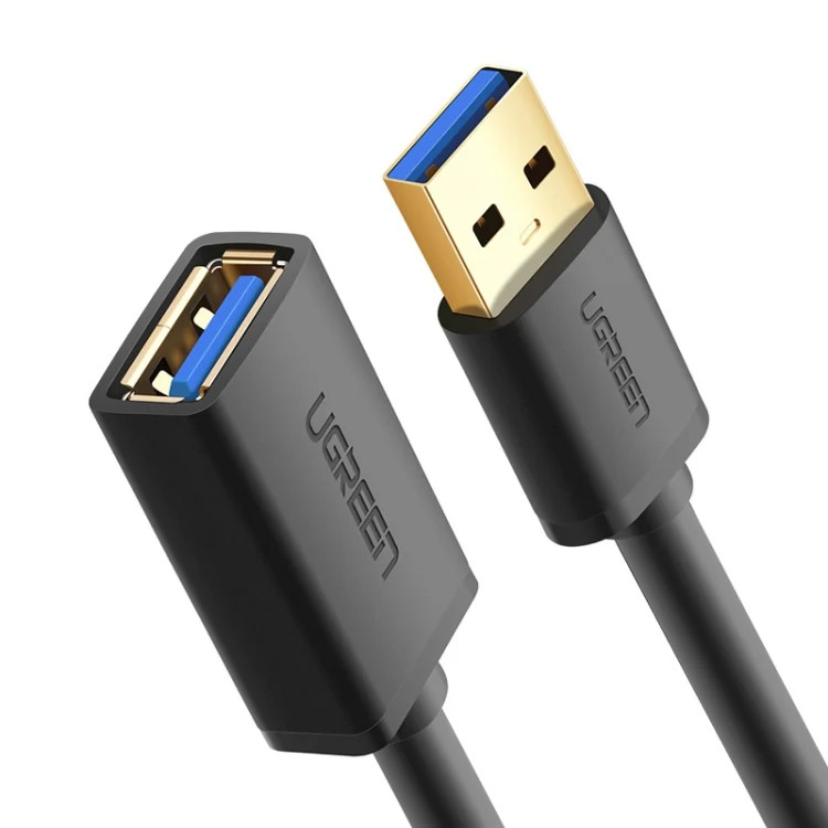 2m USB 3.0 Male-to-Female Extension Cable High-Speed Data Sync PVC