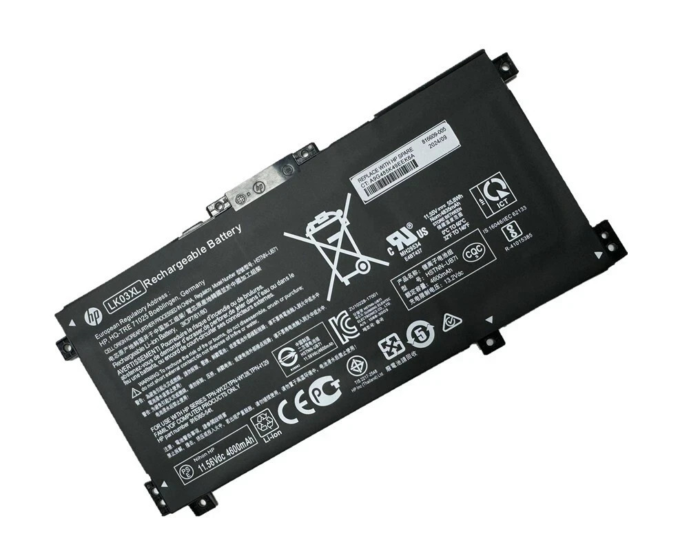 NEW Genuine 52.5Wh LK03XL Battery For HP Envy X360 15-BP 15-BQ 15-CN HSTNN-UB7I