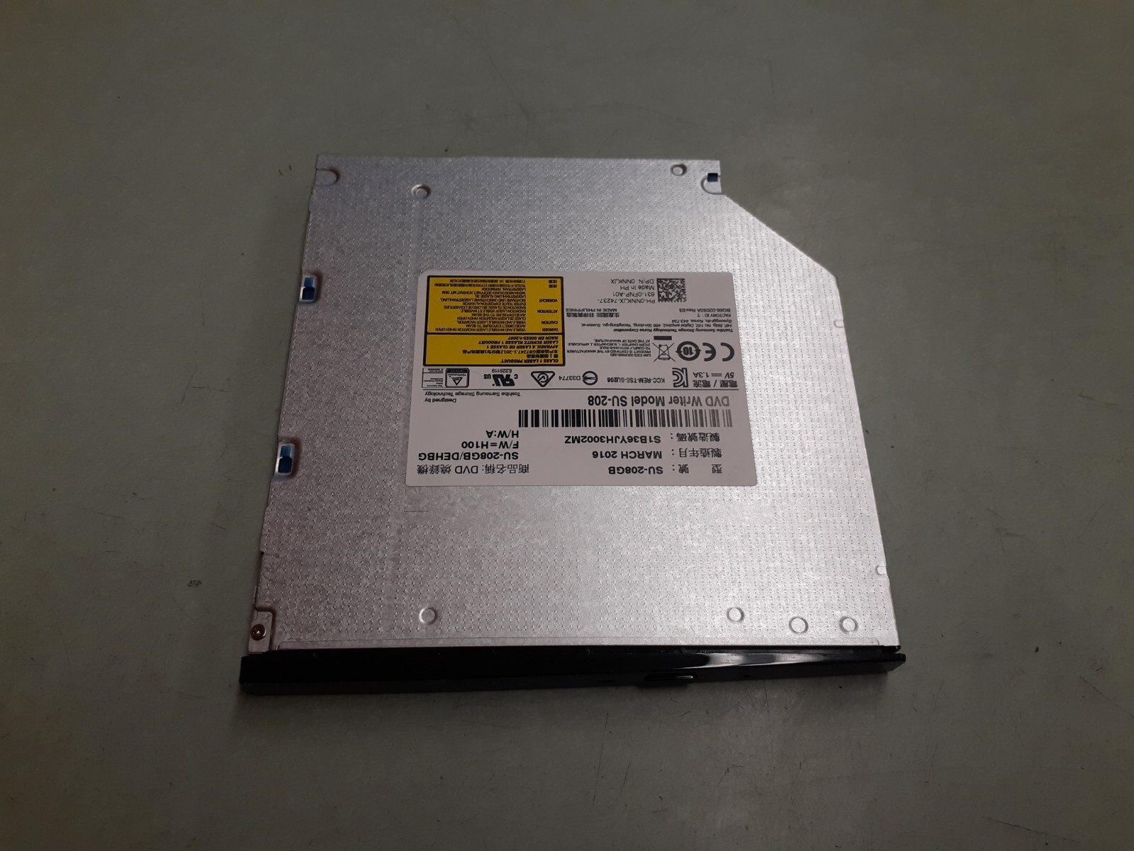 Toshiba Samsung SU-208 DVD-RW Burner Drive SU-208GB/DEHBG 0NNKJX - Black Bezel