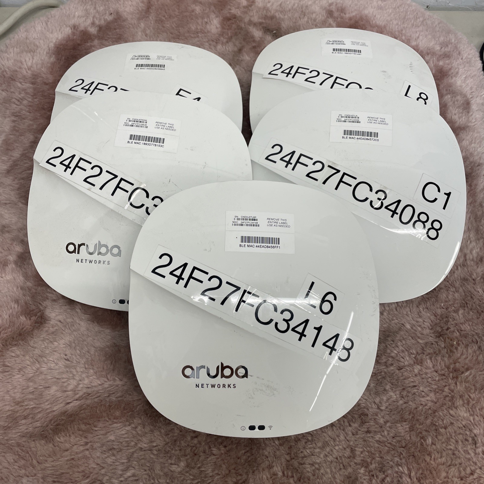 5 LOT Aruba APIN0315 IAP-315-US JW813A DUAL Access Point , No Cables
