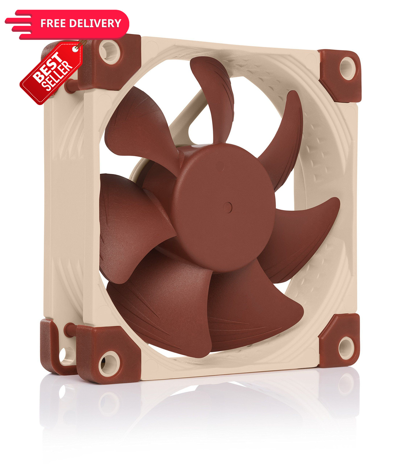 Noctua NF-A8 PWM, High-Performance Quiet Fan 80mm 80x80x25mm, Brown