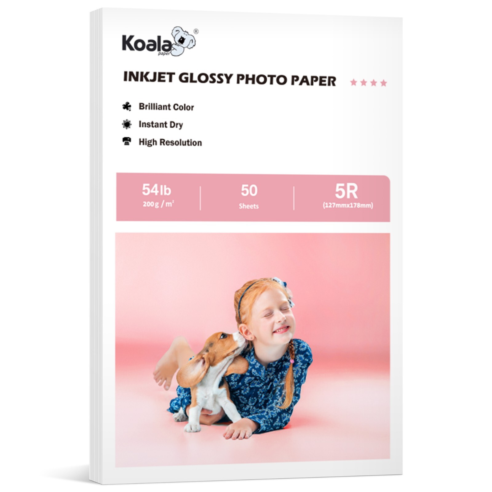 Lot Variety Sizes - Koala Glossy Photo Paper 54lb 200gsm for Inkjet Printers