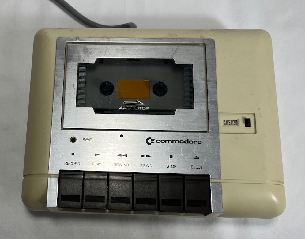 Vintage Commodore Computer C2N-B Cassette Unit Datassette