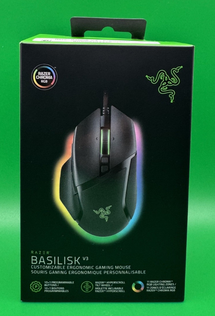 Razer Basilisk V3 Wired Gaming Mouse (Open Box)