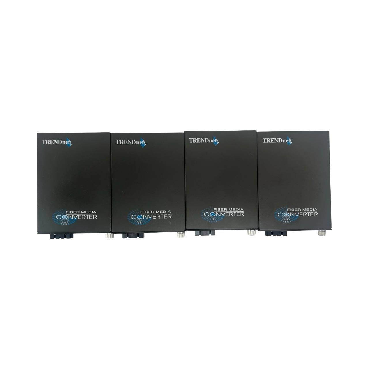 Lot of 4 TRENDnet TFC-110MSC Multi-Mode Fiber Converter SC-Type NO POWER CABLES