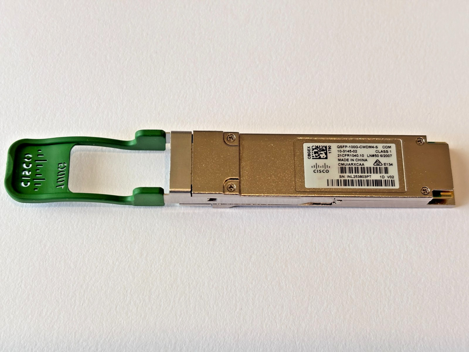 Genuine Cisco QSFP100GCWDM4S QSFP28 1271129113111331nm 2km SMF LC DOM  G2U