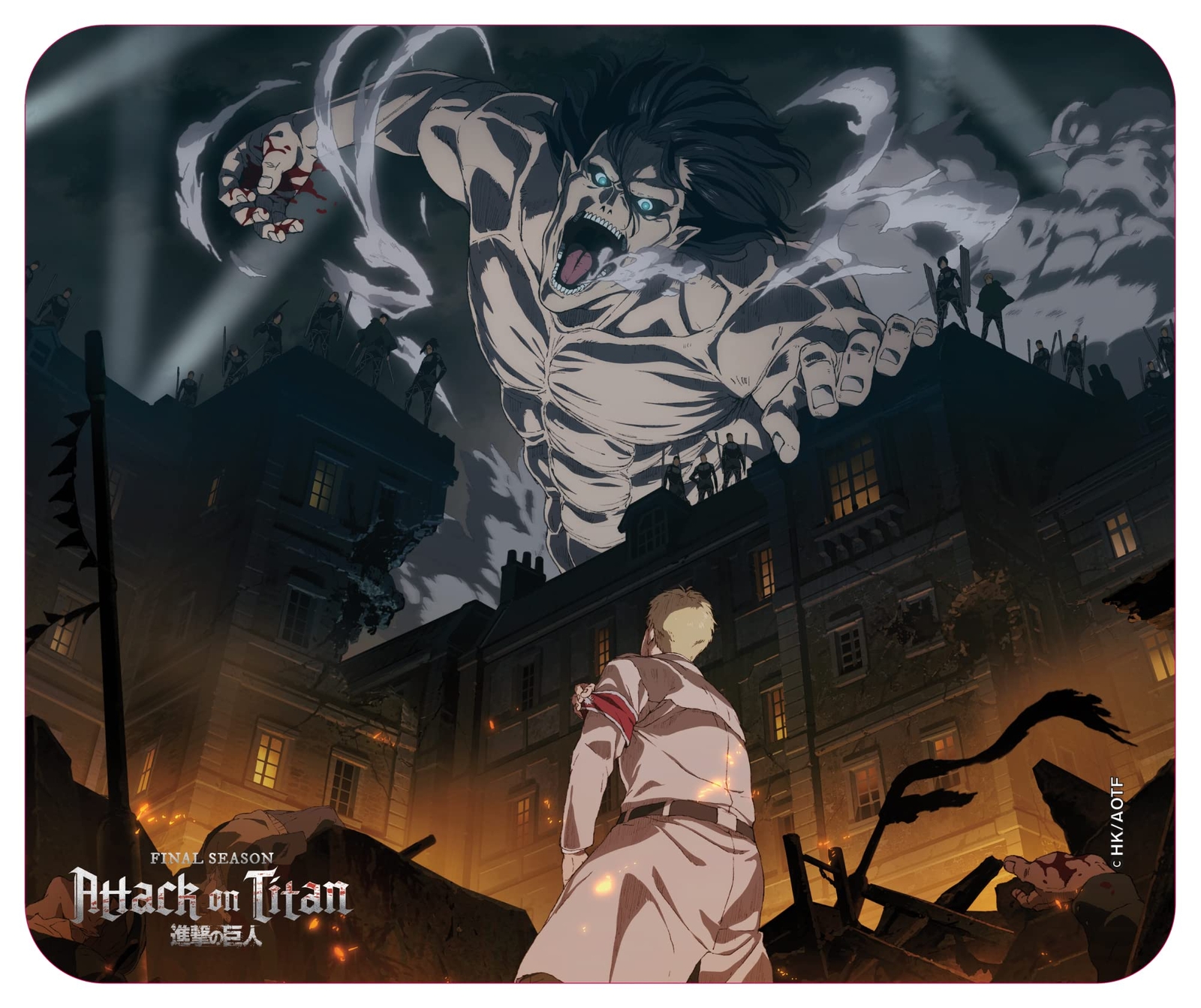 Attack On Titan Flexible Mousepad S4 Key Art ABYSTYLE