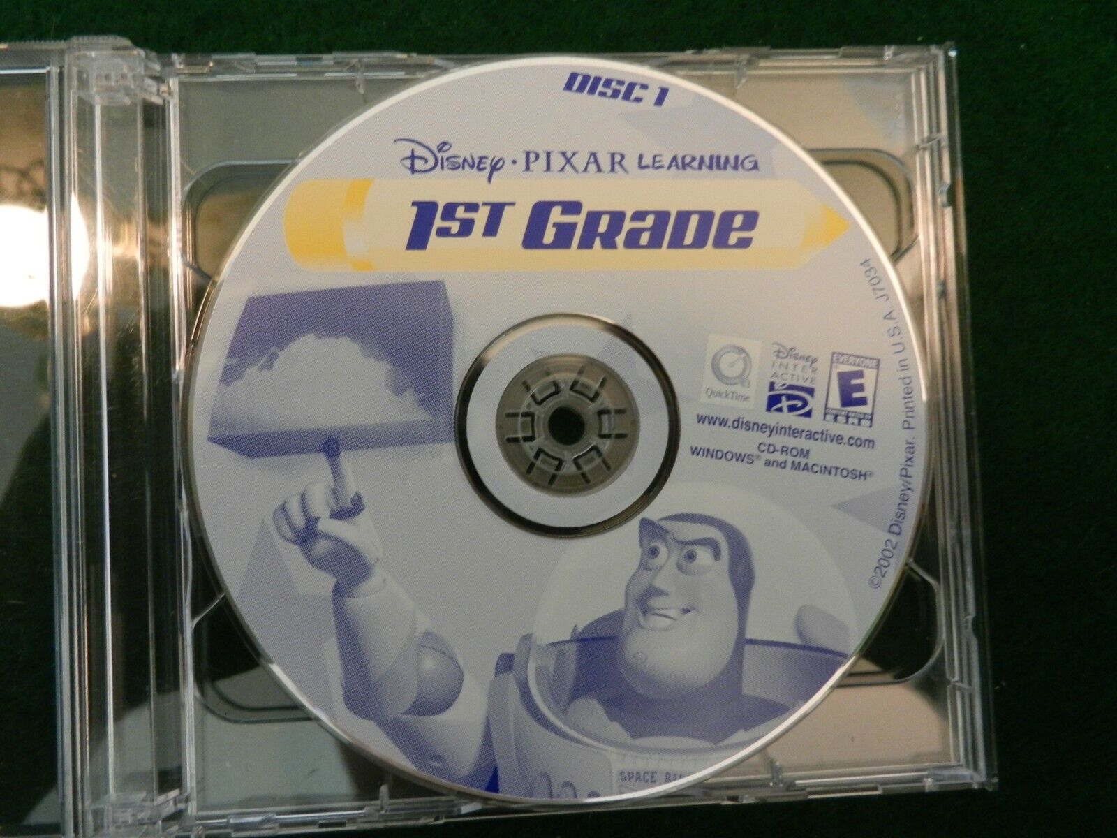Disney-Pixar Learning *1st GRADE* (2002, used learning PC ).