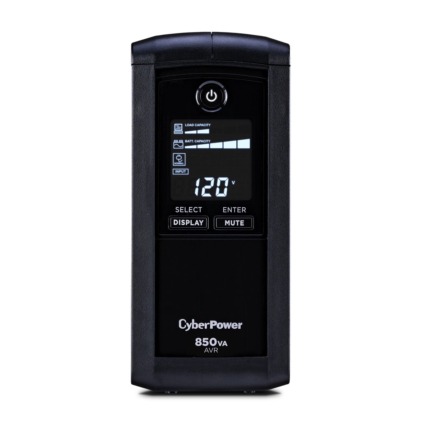 CyberPower CP850AVRLCD-R 850 VA 510 Watts 9 Outlets UPS - Certified Refurbished