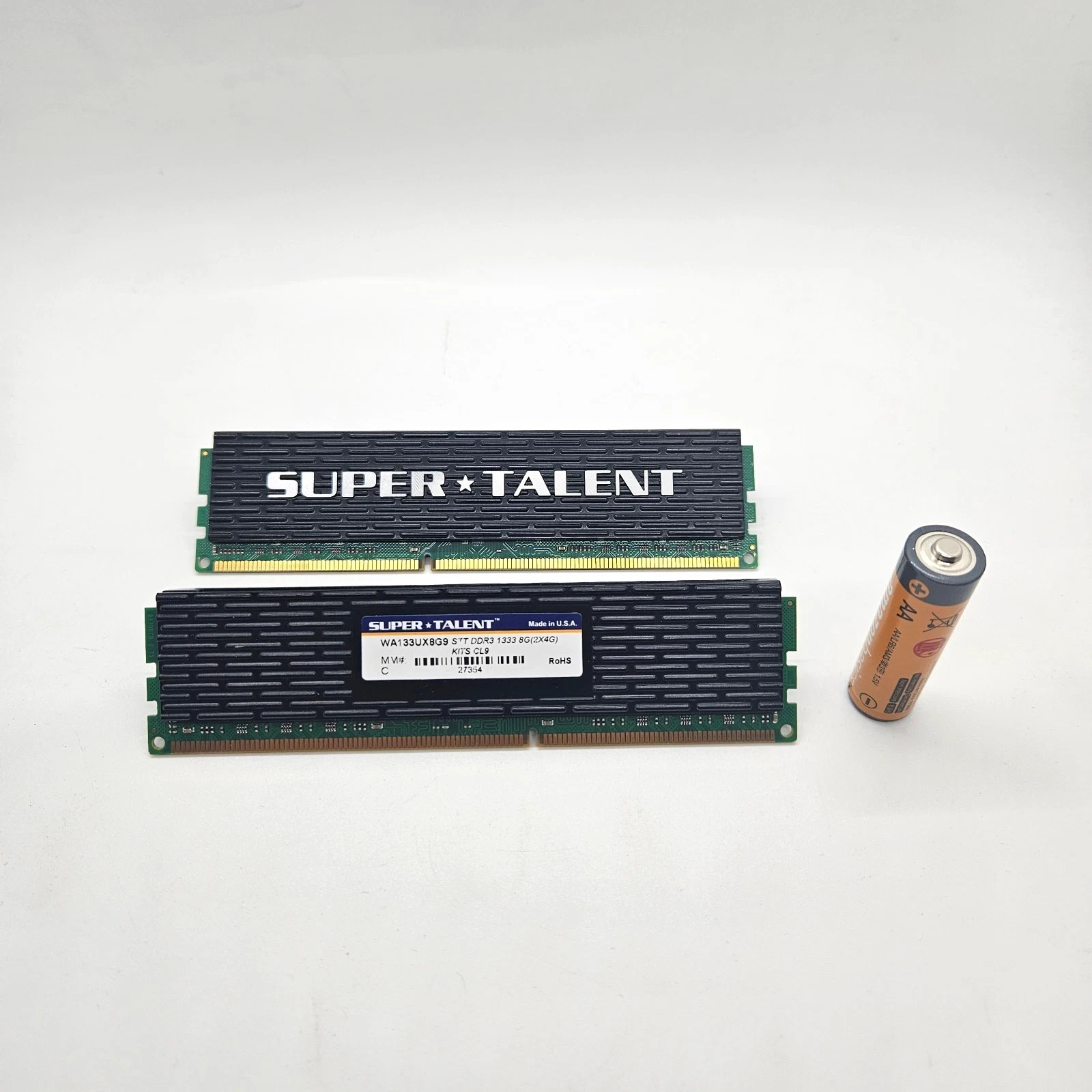 Super Talent 4GB 2x2GB DDR3 1333MHz Desktop Memory RAM W1333UX4G9