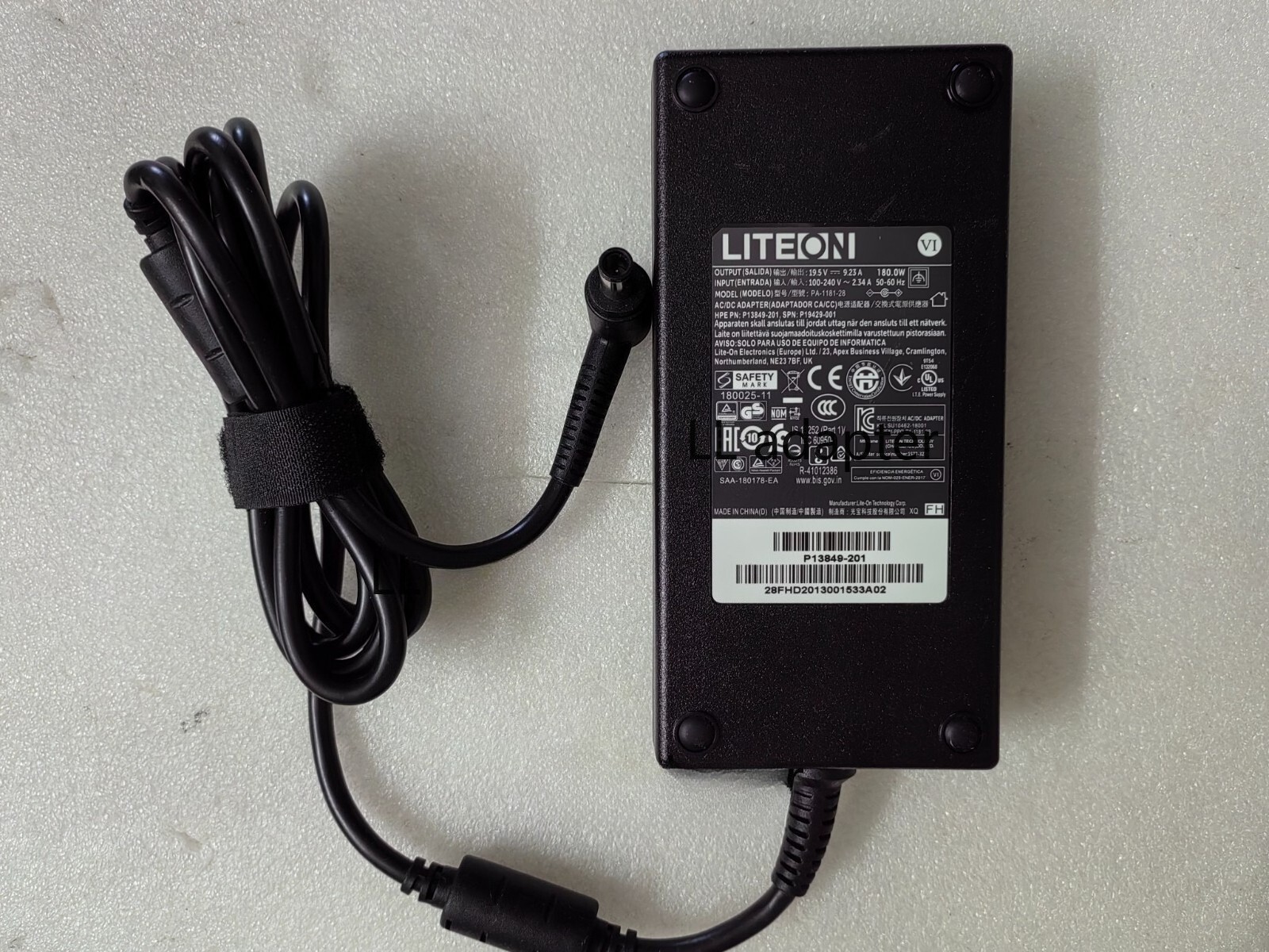 For HPE ProLiant MicroServer Gen11 180W LITEON 19.5V9.23A P13849-201 Adapter