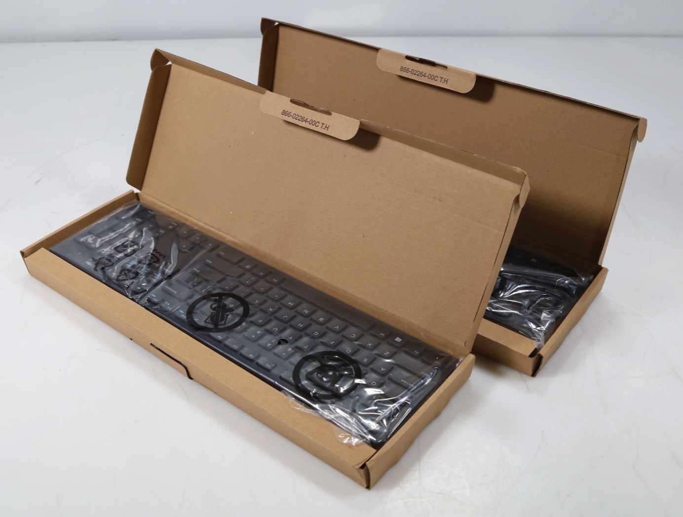 Lot 2x Dell 580-ADMT KB216 Wired Keyboard Black New Open Box