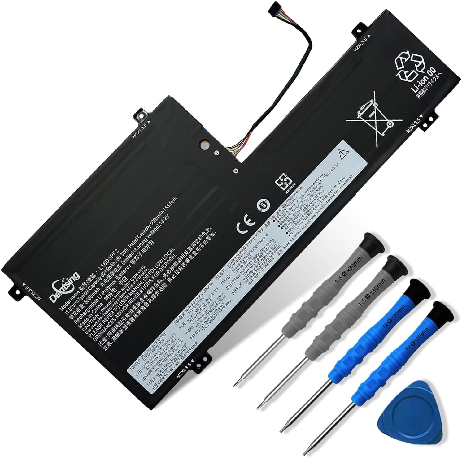 60.3Wh L18M3PFA L18D3PF2 Laptop Battery Replac for Yoga C740 15IM C740 15IML