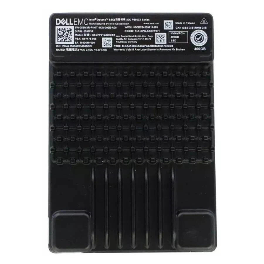 Intel P5800X 400GB SSDPF21Q400GB NVMe U.2 PCIe 4.0 X4 SSD Dell 53M3R 100% Health