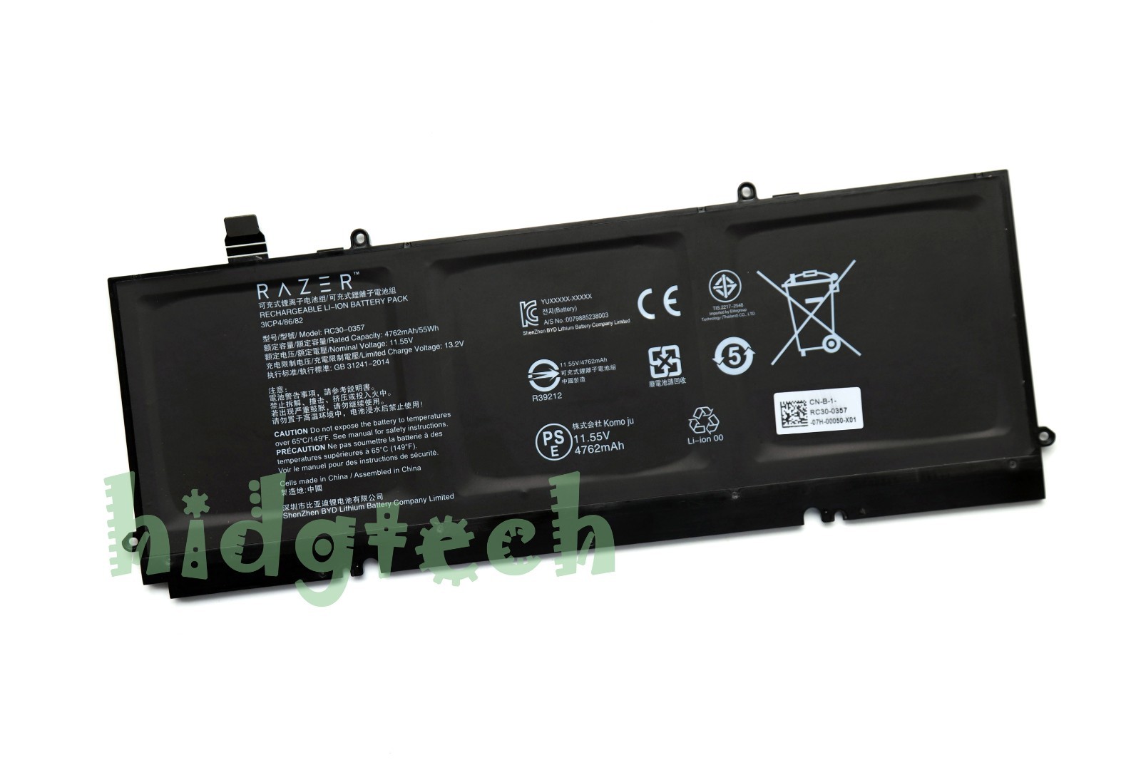 New Genuine RC30-0357 RZ09-0357 OEM Battery for Razer Book 13 UHD Touch 2020 FHD