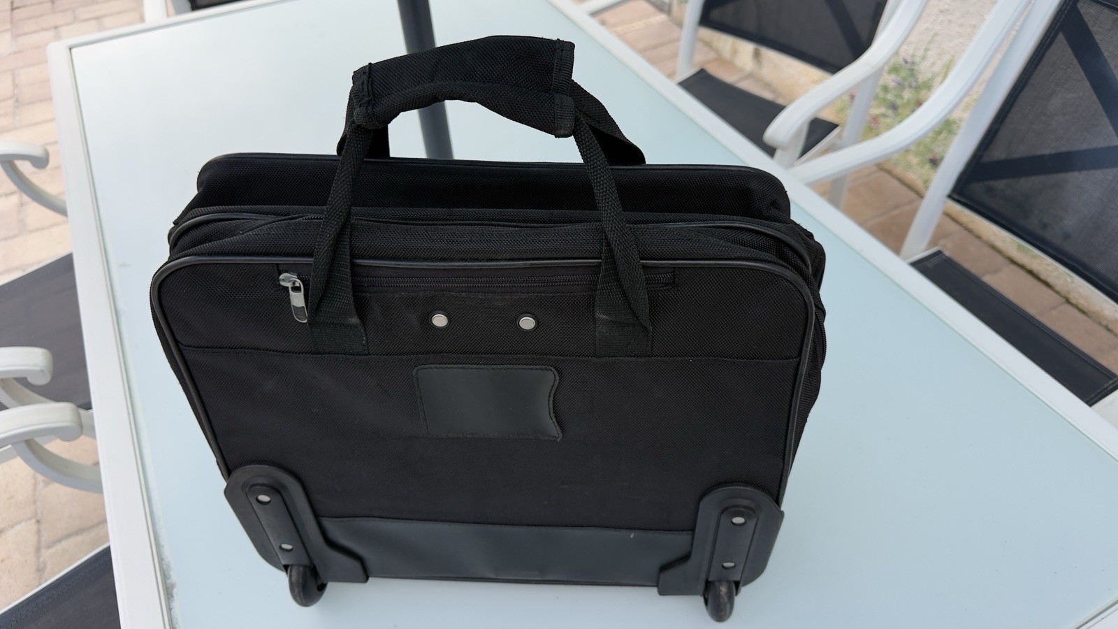 Targus Black Nylon Wheeled Laptop Trolley for 15" & 17" with Telescoping Handle