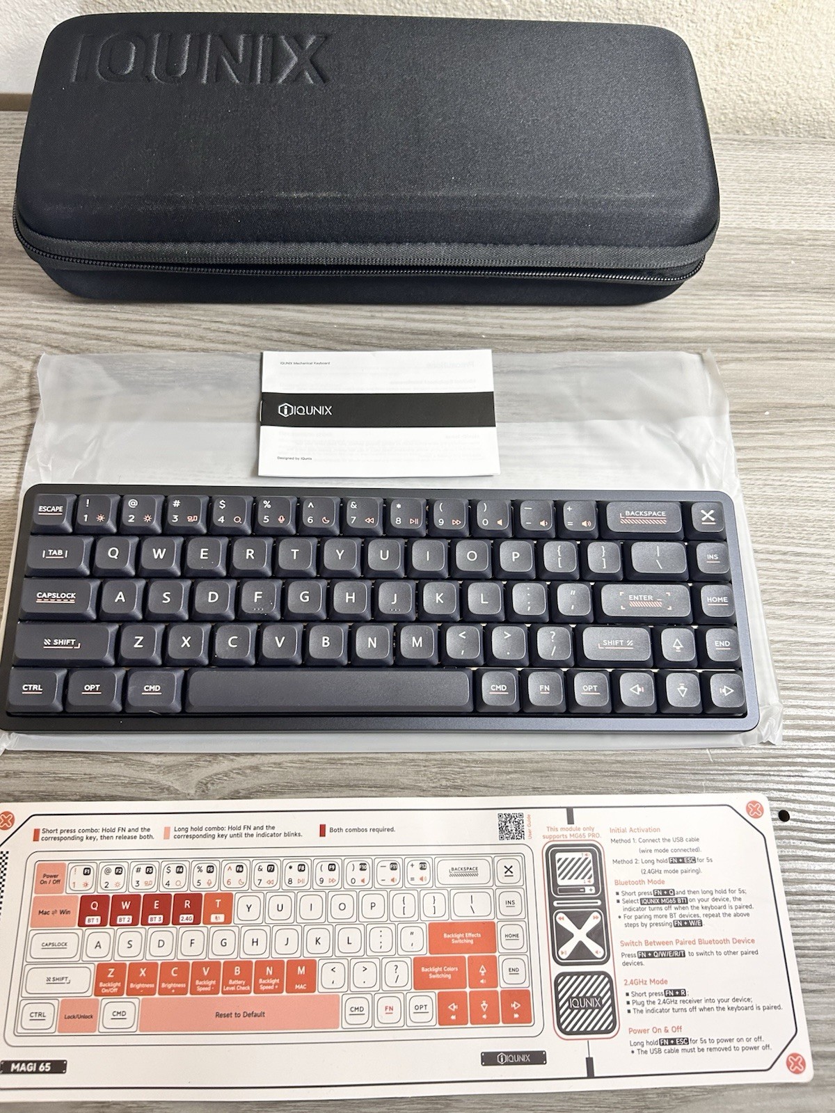 IQUNIX Magi65 Aluminum Low Profile Mechanical Keyboard