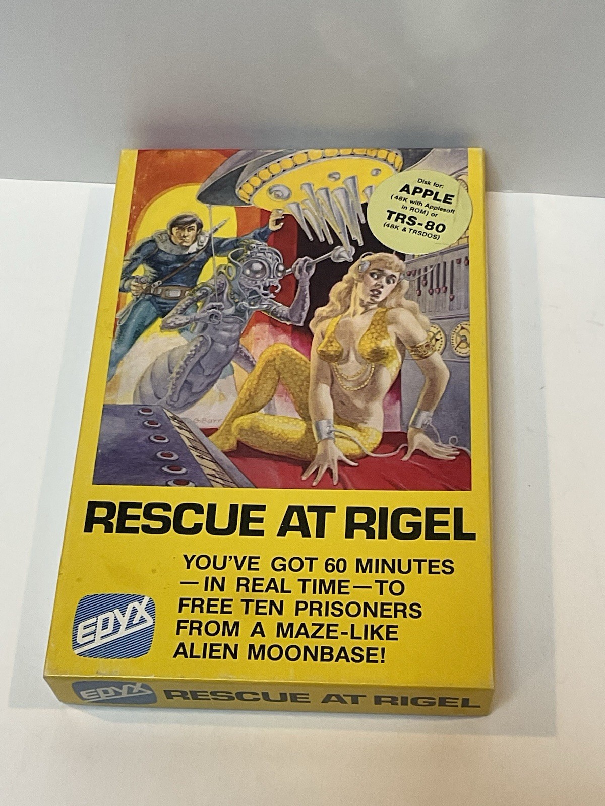 Vintage Apple II RPG STARQUEST RESCUE AT RIGEL Epyx 1980