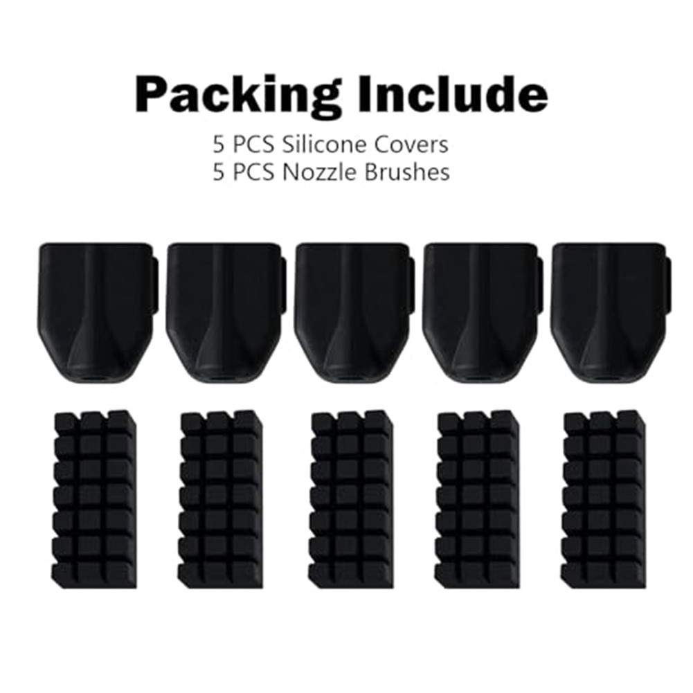 Silicone Cover for AD5X Nozzle Cleaning Brush for Flashforge For 3D Printer Set