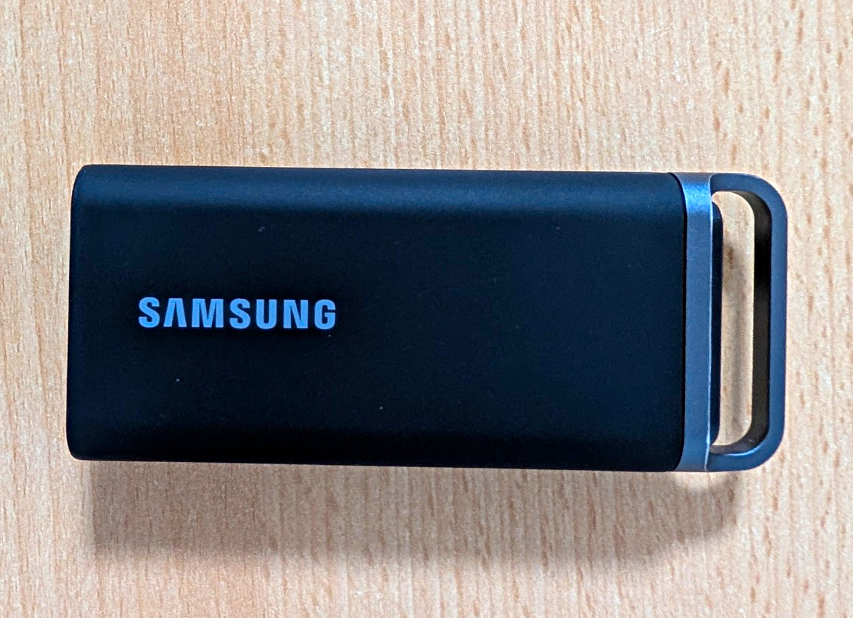 Samsung T5 EVO 4TB Portable External SSD USB-C Black Portable Solid State Drive